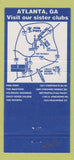 Matchbook Cover Crazy Horse Saloon Strip Club Atlanta GA girlie #4042 30 Strike