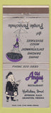 Matchbook Cover - Old Angus Arlington VA Holiday Inn girlie 30 Strike