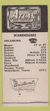 Matchbook Cover - Atlas Mud Company Oklahoma City OK SAMPLE 30 Strike