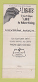 Matchbook Cover - Universal Match Silver Spring MD 30 Strike