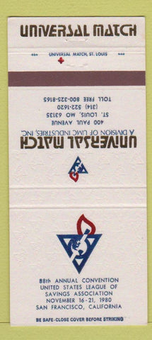 Matchbook Cover - Universal Match St Louis MO 1980 30 Strike