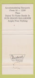 Matchbook Cover - The Lancer Steak House Schaumburg IL 30 Strike
