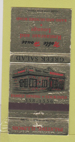 Matchbook Cover - Noble House Restaurant Palatine IL WEAR 30 Strike