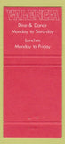 Matchbook Cover - Valencia Restaurant Auckland New Zealand girlie WEAR 30 Strike