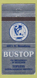 Matchbook Cover - Bustop Strip Club Boulder Colorado girlie WEAR 30 Strike