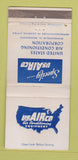 Matchbook Cover - US Air Conditioning Minneapolis MN WEAR 30 Strike