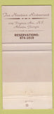 Matchbook Cover - Ten Nineteen Restaurant Atlanta GA girlie 30 Strike