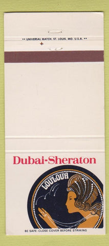 Matchbook Cover - Dubai Sheraton Hotel girlie 30 Strike