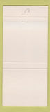 Matchbook Cover - Dubai Sheraton Hotel girlie 30 Strike