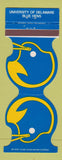 Matchbook Cover - Delaware Blue Hens Schedule Bank Contour