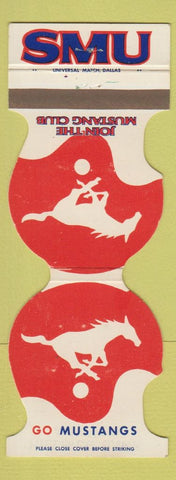 Matchbook Cover - SMU Mustangs Football Schedule Jewelite