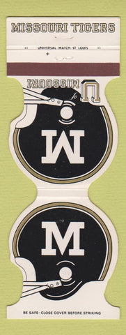 Matchbook Cover Missouri Tigers 1980 Football Schedule RAM Broadcasting Contour
