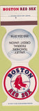 Matchbook Cover - Boston Red Sox Valley Teachers Credit Union 1982 Schedule