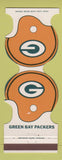 Matchbook Cover - Green Bay Packers 1977 Schedule Stoughton WI Contour