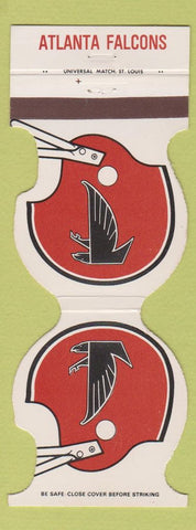 Matchbook Cover - Atlanta Falcons 1979 Schedule Credit Union Macon GA Contour