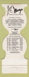 Matchbook Cover - Arizona Wranglers Football 1983 Schedule USFL WEAR Contour