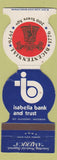 Matchbook Cover - Isabella Bank Trust 1976 WEAR Contour