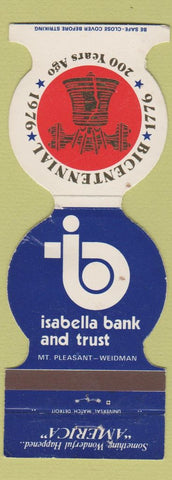 Matchbook Cover - Isabella Bank Trust 1976 WEAR Contour