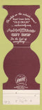 Matchbook Cover - AH Riise Gift Shop St Thomas St Croix  WEAR Jewelite
