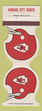 Matchbook Cover - Kansas City Chiefs 1981 Schedule Bell Floor Wichita KS Contour