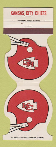 Matchbook Cover - Kansas City Chiefs 1981 Schedule Bell Floor Wichita KS Contour