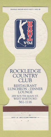 Matchbook Cover - PGA Tour Golf Rockledge Country Club West Hartford Contour