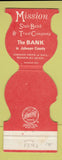 Matchbook Cover - Kansas City Chiefs Mission KS State Bank Jewelite
