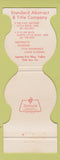 Matchbook Cover - Arkansas Razorbacks Little Rock AR Title Abstract Contour