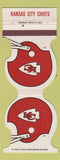 Matchbook Cover - Kansas City Chiefs Football Contour
