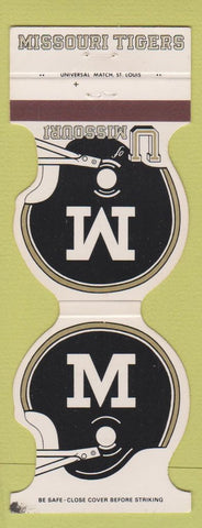 Matchbook Cover - Missouri Tigers 1980 Schedule MFA Oil gas Contour