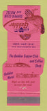 Matchbook Cover - Hartwig's Gobbler Supper Club Johnson Creek WI WEAR Contour