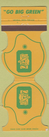 Matchbook Cover - Oregon Ducks 1974 Football Schedule Equitable Savings Contour