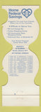 Matchbook Cover - Delaware Blue Hens 1977 Schedule Bank Contour