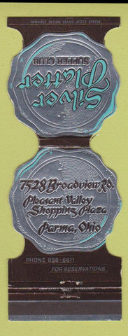 Matchbook Cover - Silver Platter Supper Club Parma OH Jewelite
