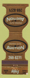 Matchbook Cover - Arizona Auto Auction Phoenix AZ WEAR Contour