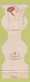 Matchbook Cover - Arizona Auto Auction Phoenix AZ WEAR Contour