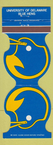 Matchbook Cover - Delaware Blue Hens Schedule Bank Contour