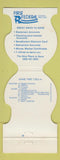 Matchbook Cover - Delaware Blue Hens Schedule Bank Contour