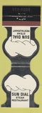 Matchbook Cover - Sun Dial Steak Restaurant Atlanta GA Westin Contour