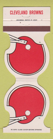 Matchbook Cover - Cleveland Browns 1982 Schedule Buckeye Savings Contour