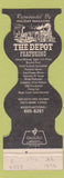 Matchbook Cover - Depot Restaurant South Miami FL Cameo