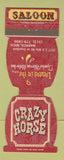 Matchbook Cover - Crazy Horse Warren MI Cymbal Motor Inn Contour