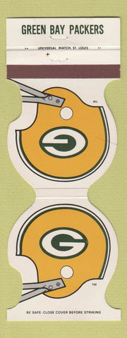 Matchbook Cover - Green Bay Packers 1981 Schedule Sands Kenosha WI Contour