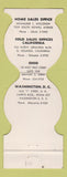 Matchbook Cover - AC Spark Plugs Milwaukee WI GE WEAR Contour
