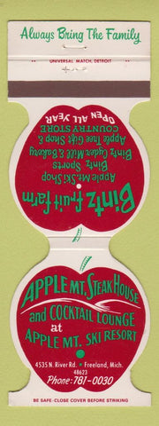 Matchbook Cover - Bintz Fruit Farm Freeland MI Jewelite