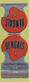 Matchbook Cover - Cincinnati Bengals 1973 Schedule Bank  Jewelite