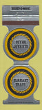 Matchbook Cover - Elkhart Brass Houston Fire Safety TX Contour