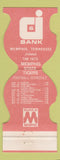 Matchbook Cover - Memphis State Tigers 1973 Football Schedule Bank TN Contour