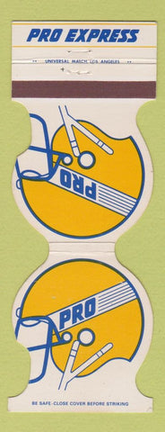Matchbook Cover - Pro Express Los Angeles CA 1979 Rams Schedule Contour