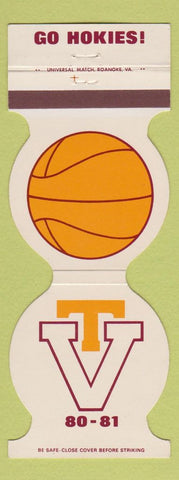 Matchbook Cover - Virginia Tech Hokies Dublin 1980 Contour